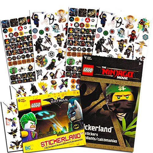 Sticker Pad Lego The Ninjago Movie 4 Sticker Sheets Over 295 Stickers