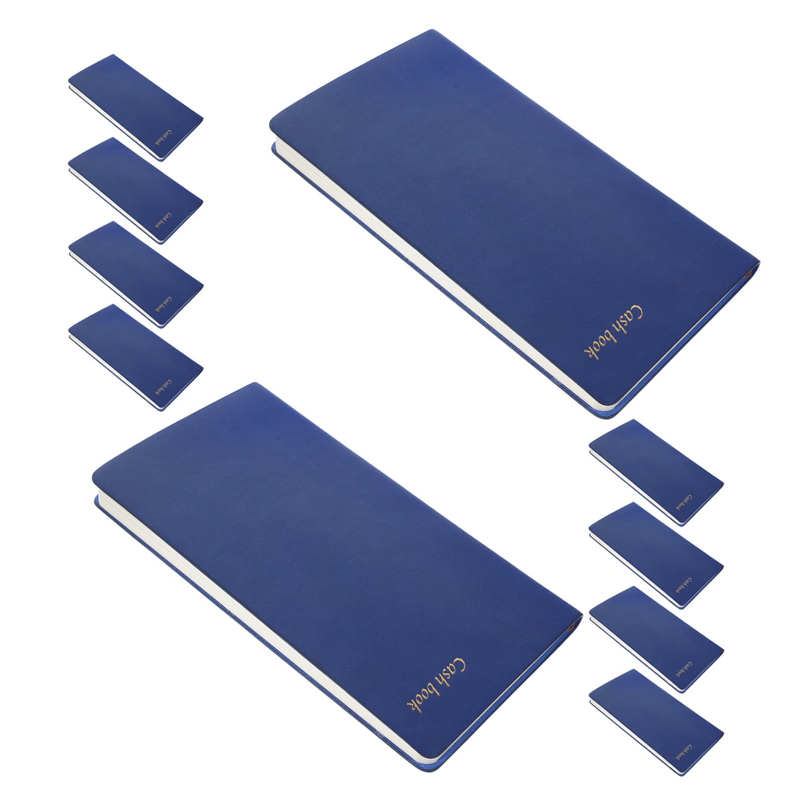 jojofuny Quaderno di Bilancio Portatile A6 Blu Set da 10 Pezzi Pianificatore Finanziario Mensile Sezioni Etichettate per Uso Personale e Domestico Organizzatore Budget Leggero per
