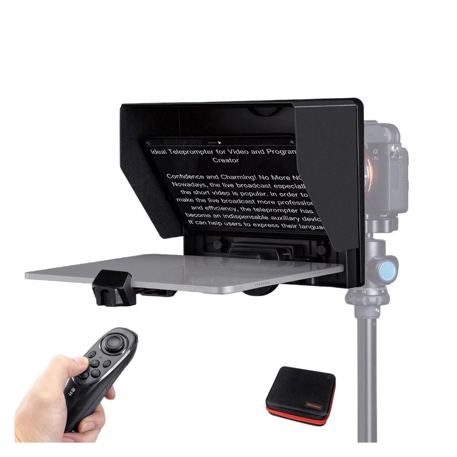 Amazon | テレプロンプター テレプロンプター タブレット DSLR カメラ