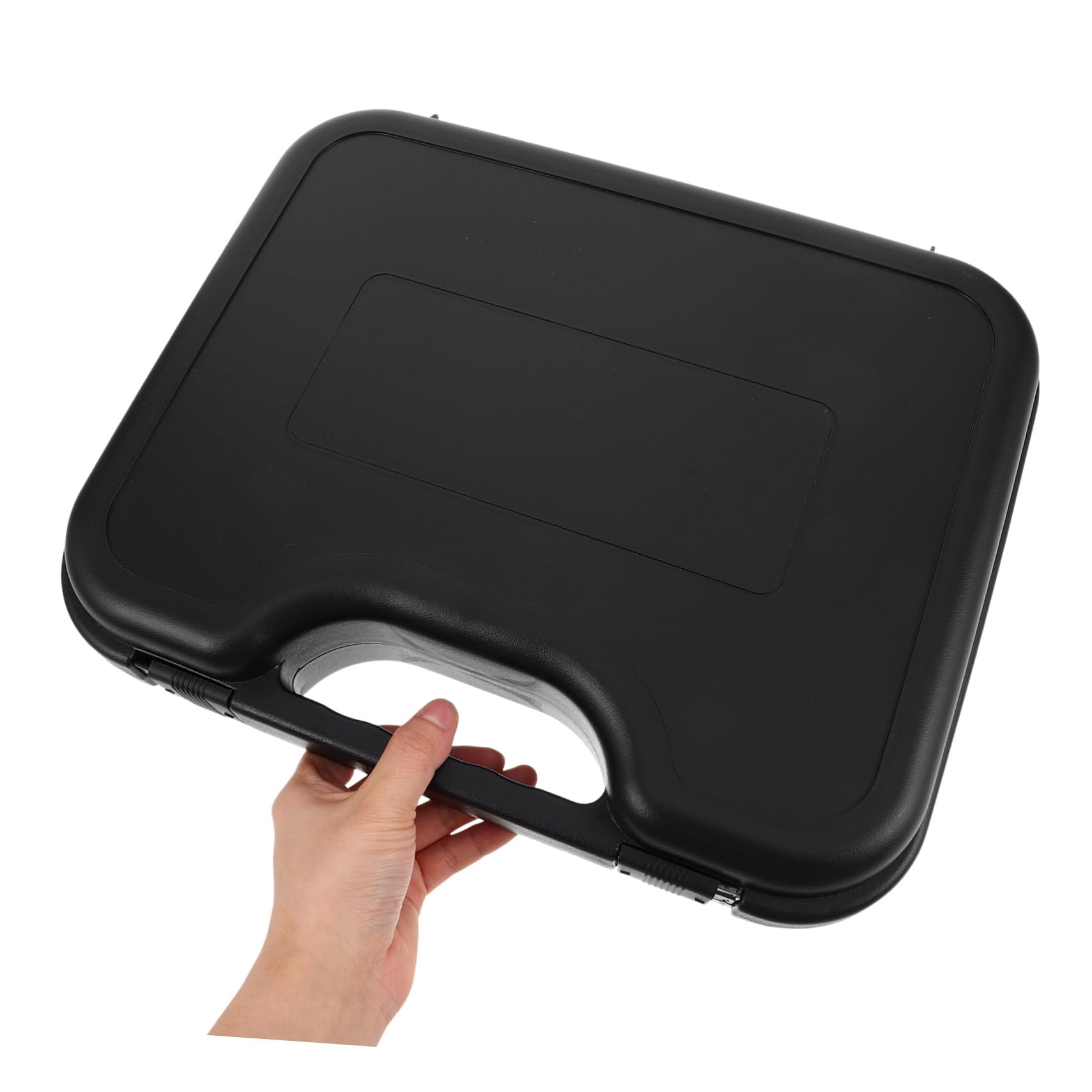 Estuche para Micrófono de Condensador con Gran Capacidad, Diseño Portátil y Resistente al Agua para Grabación y Equipo de Podcast en Color Negro