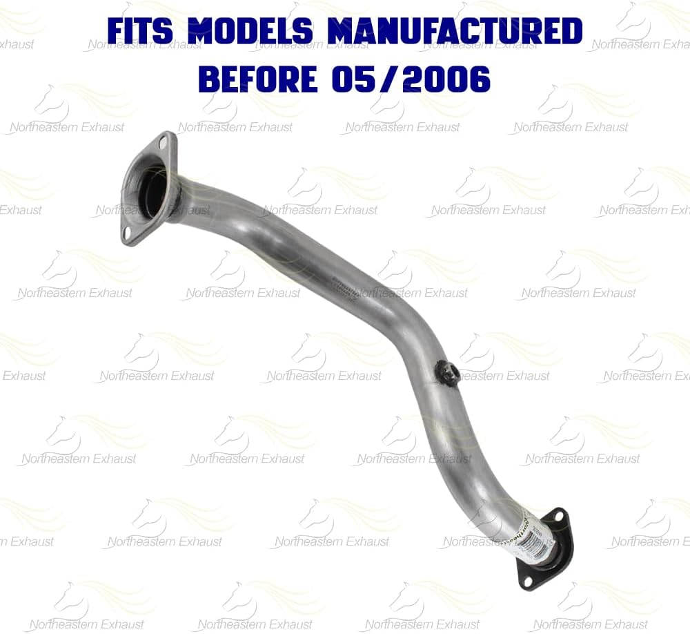 Exhaust Front Pipe Compatible with Scion TC 2005-2006 2.4L | Stainless Steel | Northeastern Exhaust | Includes Gaskets and Bolt Kit | Direct-Fit Replacement
