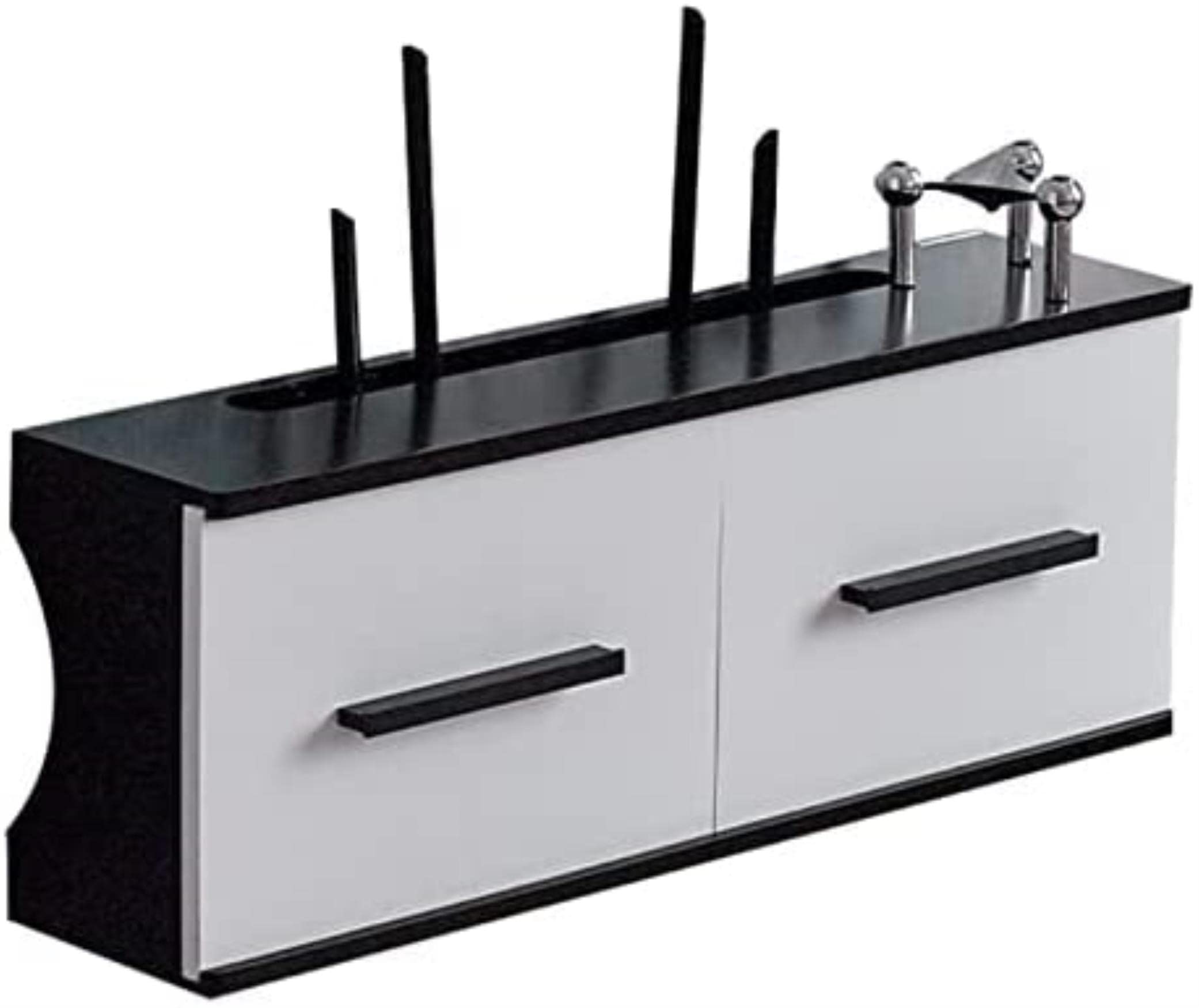 Boîte de rangement routeur pour salon épuré et minimaliste