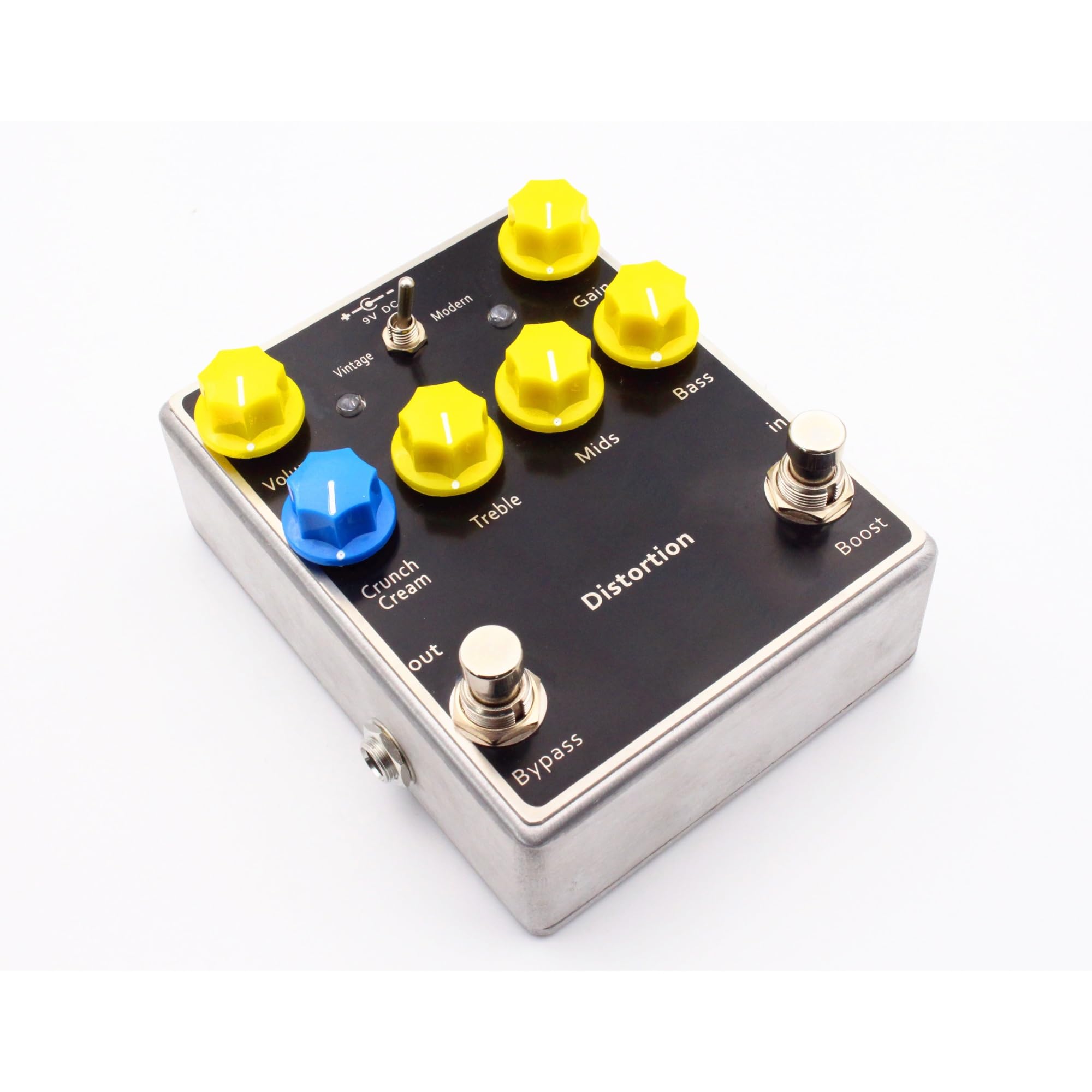 modulacyjny pedał gitarowy Pedał Efektów Gitarowych Typu Distortion Z Kondensatorami Rezystory Trójpasmowy EQ Mini Efekty Akcesoria Gitarowe