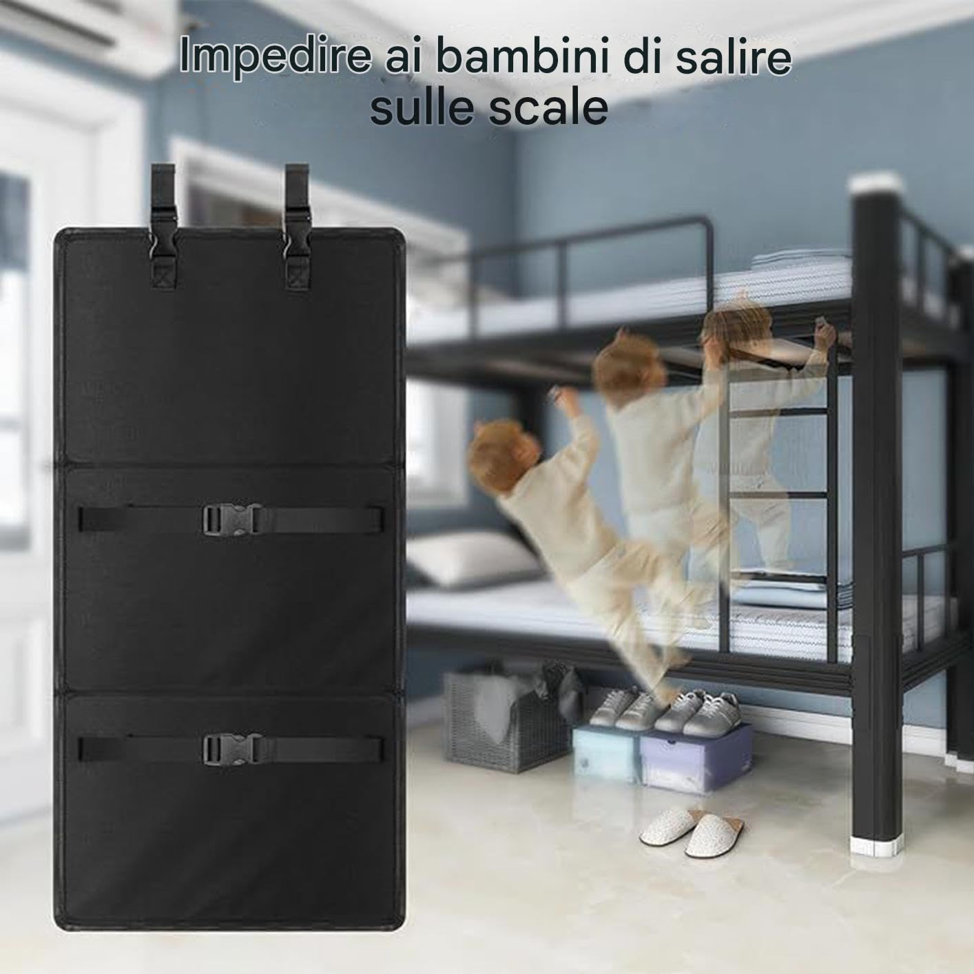 Cubierta de seguridad para escaleras, protección anticaídas para niños, alfombrilla de seguridad antideslizante para escalones, parque infantil, piscina, ático, protector de seguridad infantil para