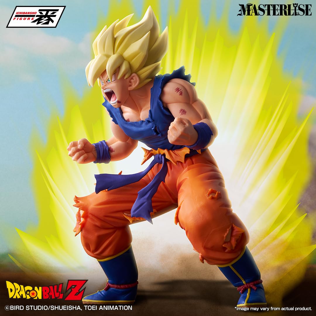 Ichibansho Figura Goku Super Saiyan Dragon Ball Z - Battle of The Super Saiyan - Masterlise 19cm IS69036 Multicolor - Figura Coleccionable - Ideal para los Fanaticos del Anime
