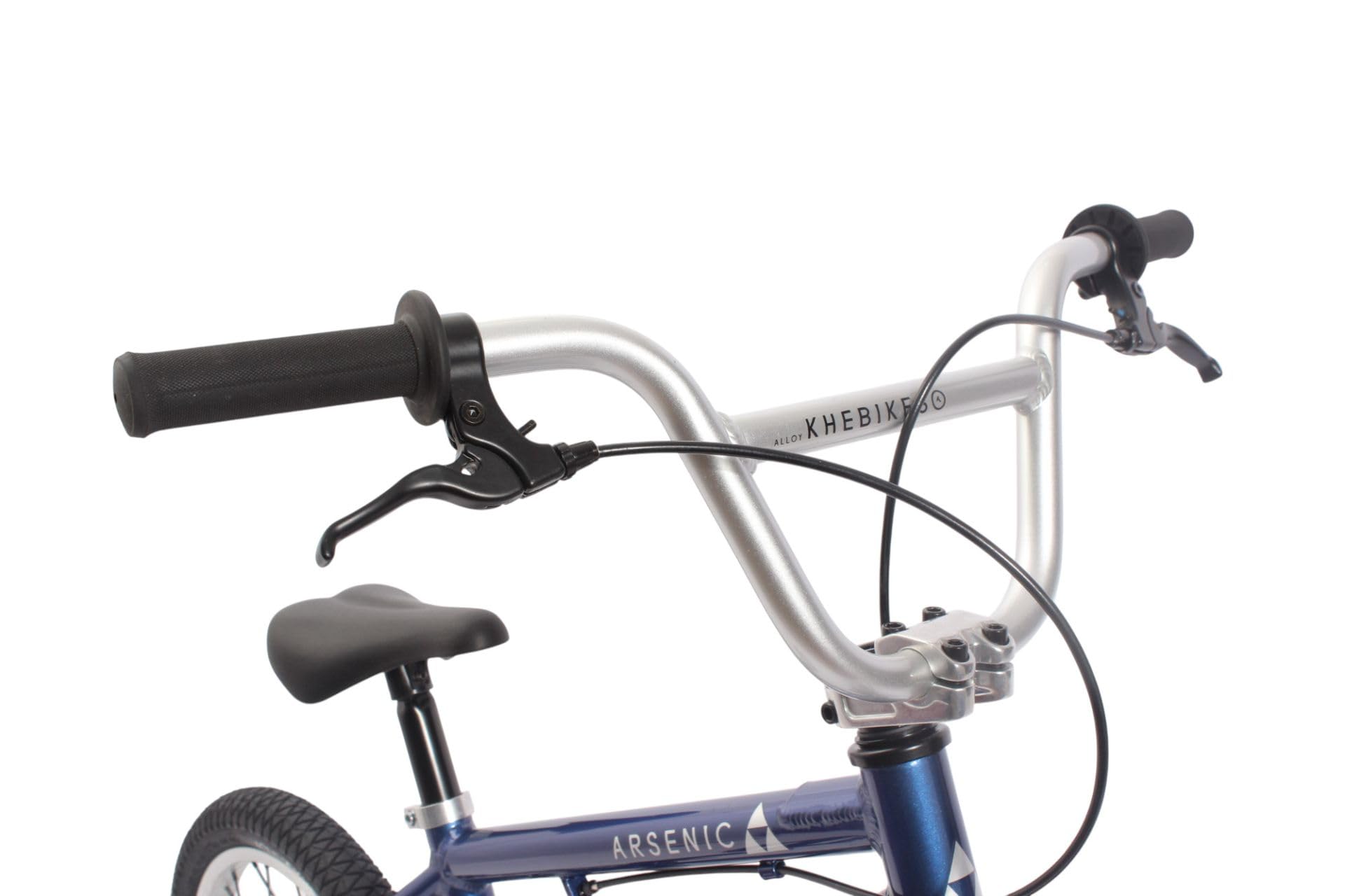 KHE ARSENIC LL 16 Zoll BMX Bike 2025 – 7,9kg leicht, Aluminiumrahmen, Alulenker, U- & Sidepull-Bremse, Two-Tone Reifen, für Kinder ab 110 cm – Freestyle BMX für Park, Street & Pumptrack – Blau