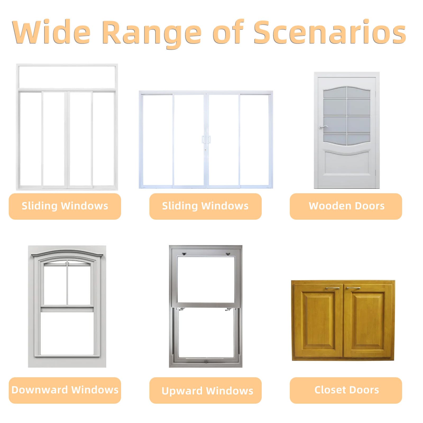Snapklik.com : Symyda Window Draft Stopper, Weather Stripping Window ...