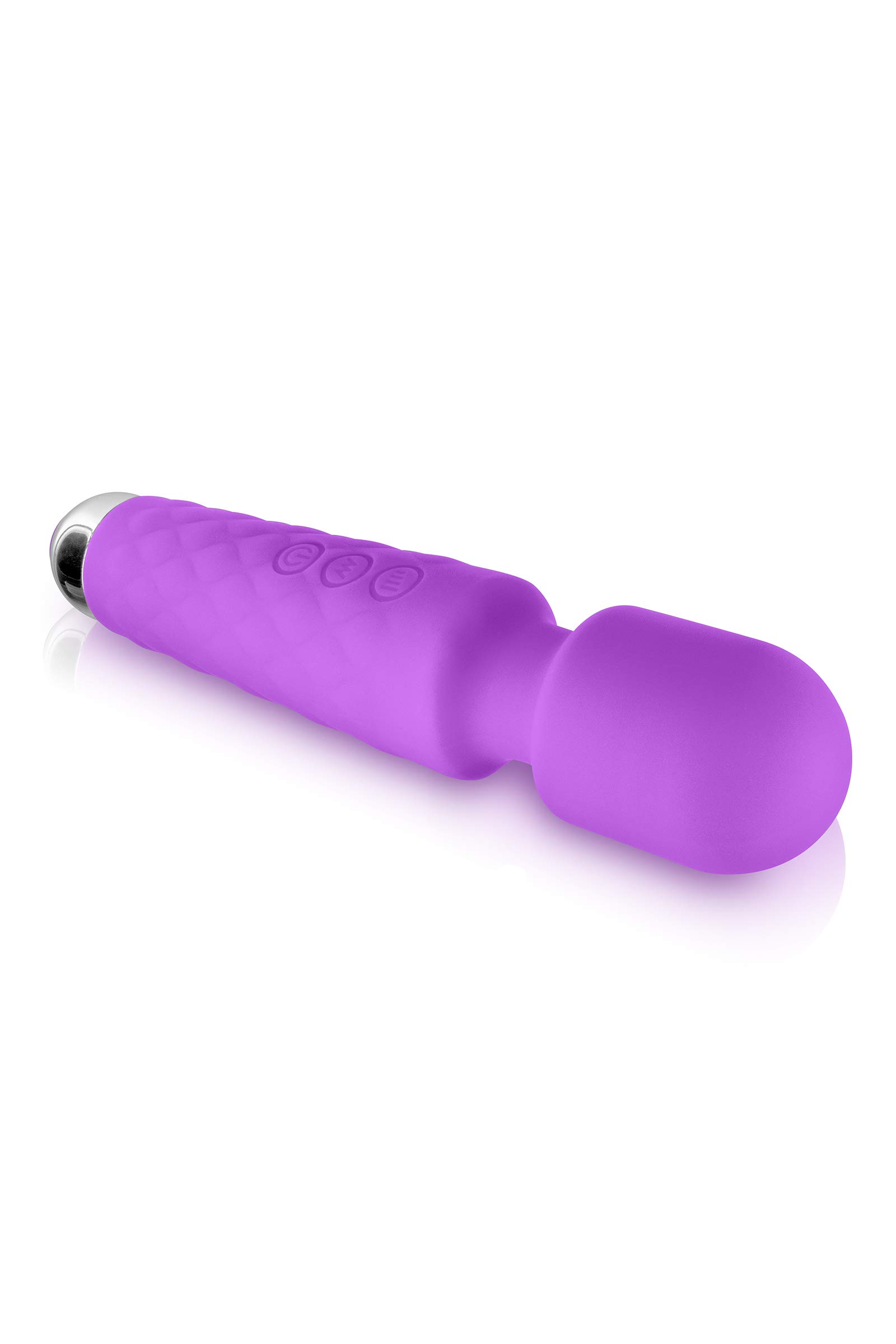 Vibromasseur Waterproof Rechargeable USB - Violet, Silicone, Sans Fil, Silencieux - Idéal Sextoy Unisexe