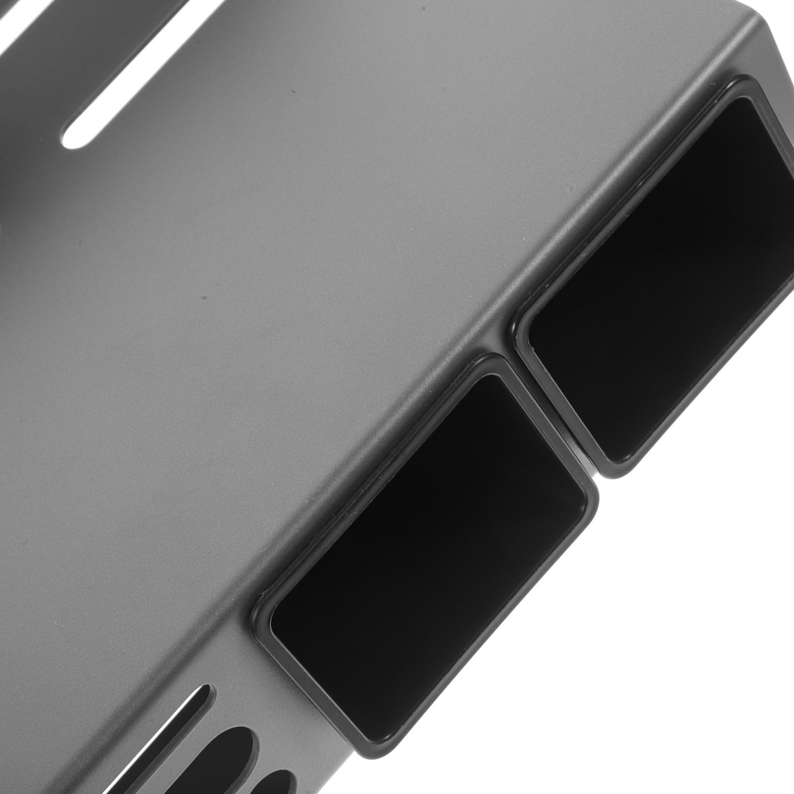 USHOBE Porte-ustensiles en Abs et Acier Inoxydable Mural Multifonction
