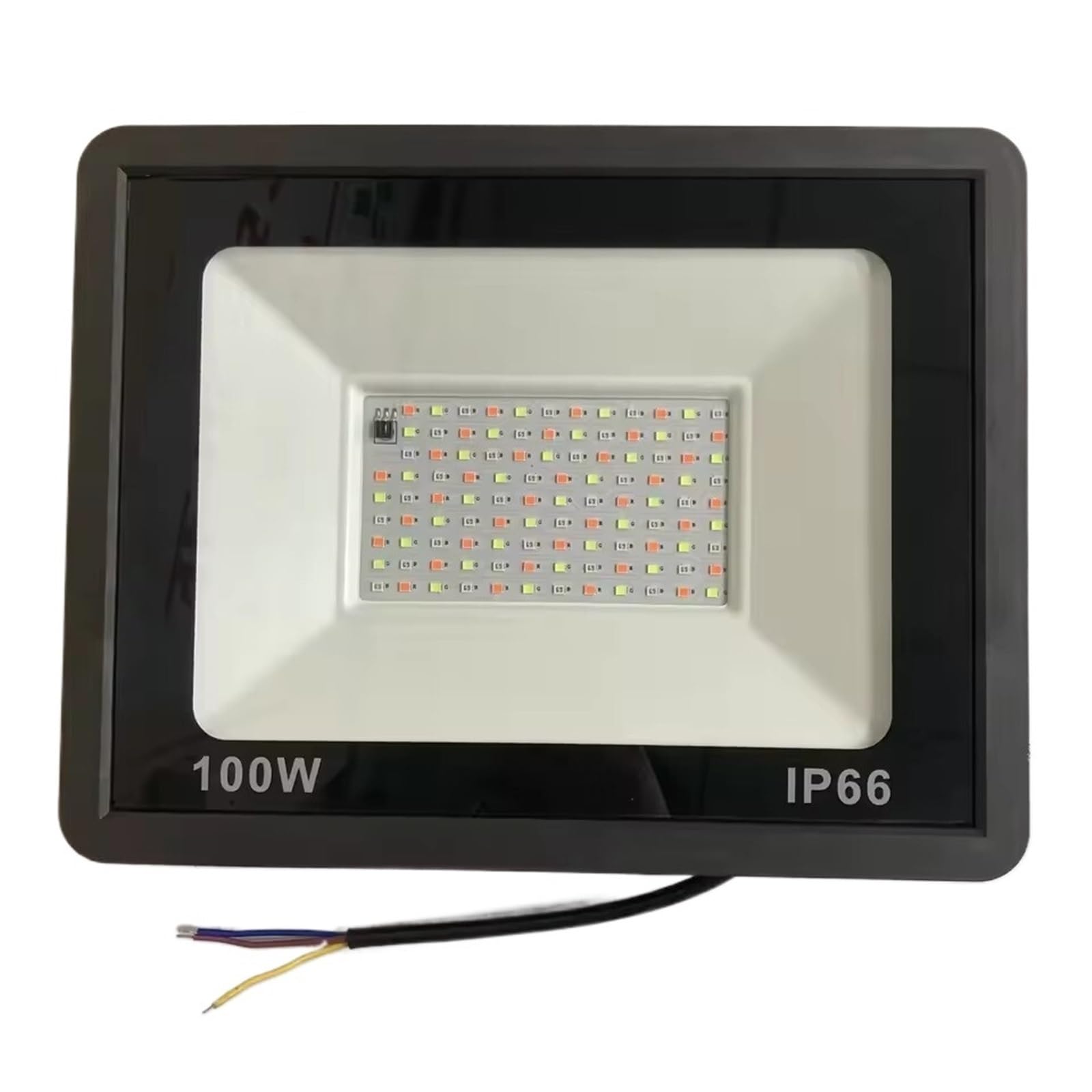 Ljljcqcns 100W Outdoor Led Reflector Spotlight Projector 220V Ip66 Waterproof 10W 30W 50W Rgb Led Floodlight Rgb Outdoor Lights Lamps(,2Pcs)
