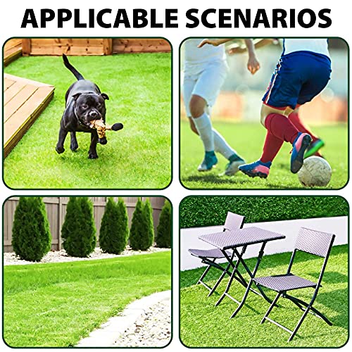 Single-Sided Artificial Grass Seam Tape 6 Inch Width x 192 Inch Long Self-Adhesive Seaming Turf Tape for Connecting Green Lawn Mat Rug, Bonding Fake Grass or Outdoor Carpets