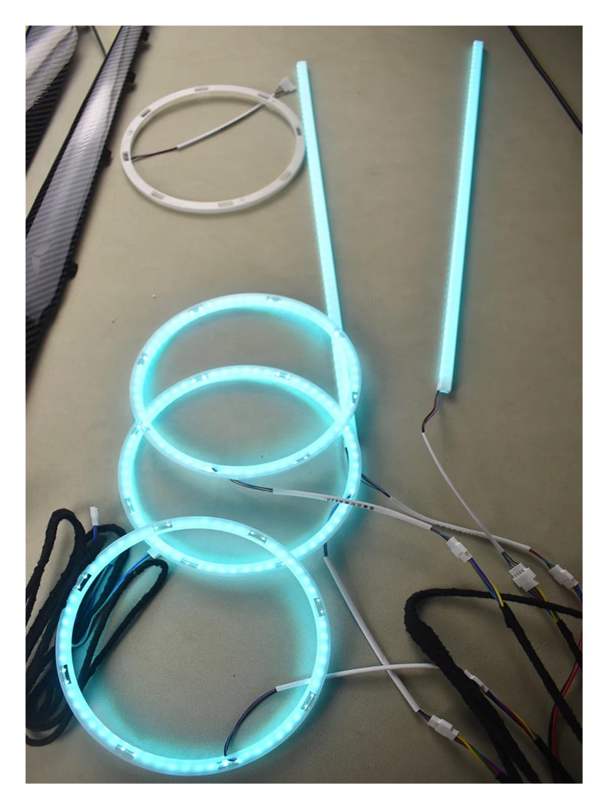 Ambient Light Compatible with Cadillac XT5 XT6 2020-2021 Voiture Llluminated Door Panel Decorative Atmosphere Lighting LED Inte(Compatible with XT5)