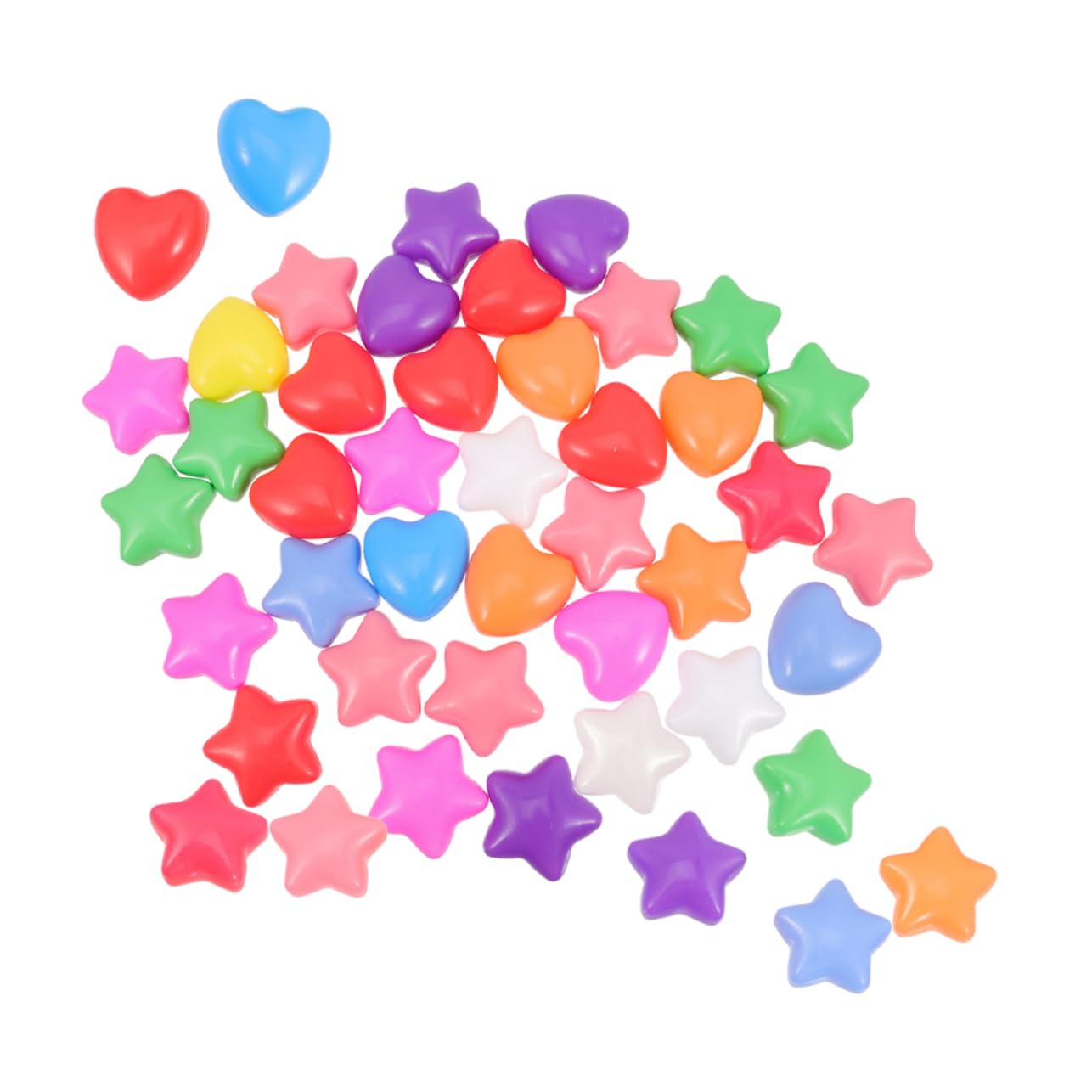 Bolas para Piscina de Bolas 80 Piezas PE Estrellas y Corazones