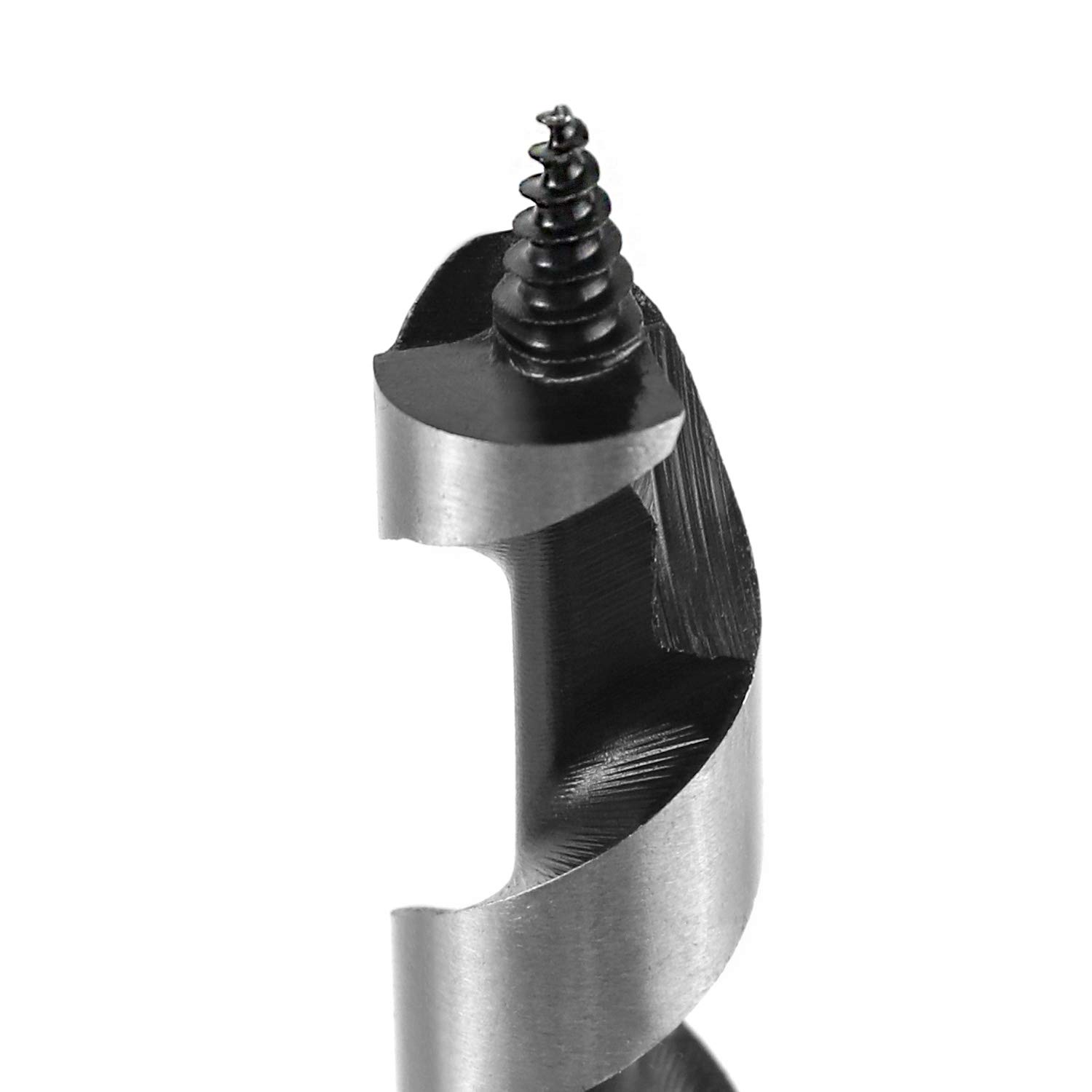 QWORK Trapano a Spirale Punte per Legno, Auger Bit con Codolo Esagonale, Diametro 16mm Legno 300mm, 1 Pezzo