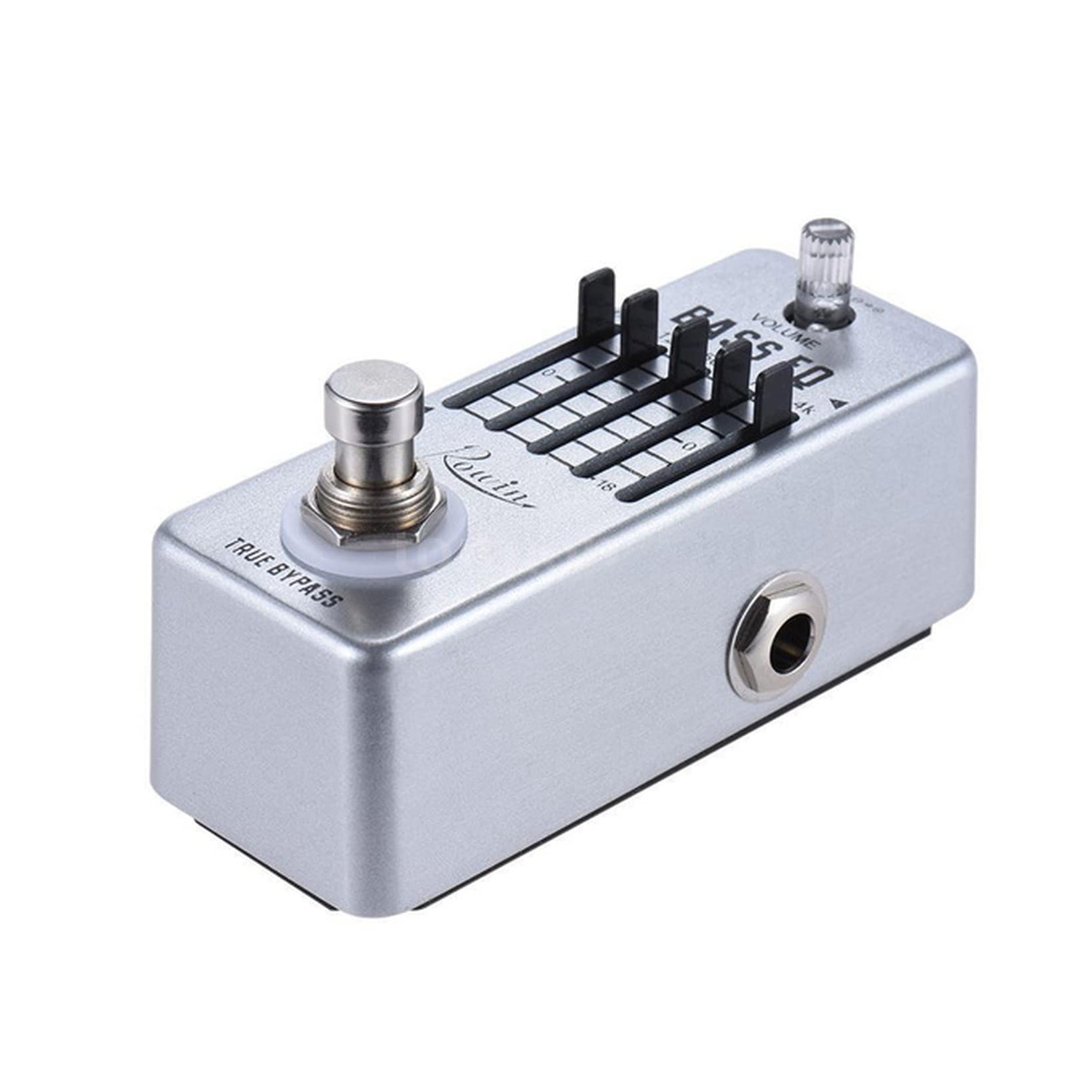 Gitarrensaiten Akustikgitarre Bass Eq. Pedal 5-Band-Equalizer-Pedale for Bassgitarre mit 5-Band-Grafik-Mini-Größe True Bypass Gitarrensaiten