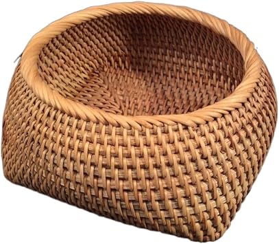 1 Pack Rattan Weaving Weiqi Ornaments, Refreshment Ornaments, Storage Ornaments, Tea Ceremony and Tea Set Accessories Ornaments