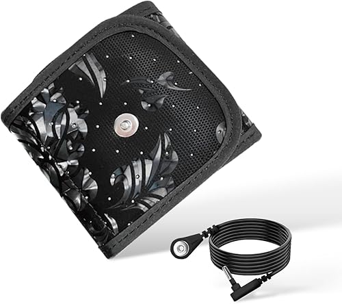 Miniatura 9 de Pulsera de conexión a tierra, brazalete de conexión a tierra con cable de tierra de 4.57 metros, pulsera de conexión a tierra para dormir, energía