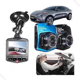 Câmera Filmadora Frontal Dash Cam Onboard de Segurança Automotiva Veicular DVR Full HD 1080P (Azul)