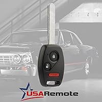 Vista 2 de Llavero de control remoto de entrada sin llave compatible con Honda Civic LX 2006-2011 / Odyssey 2011-2014 (N5F-S0084A)