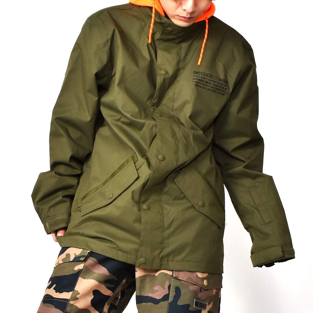Amazon | DC SHOE(ディーシー) メンズ UNION JKT カーキ 緑
