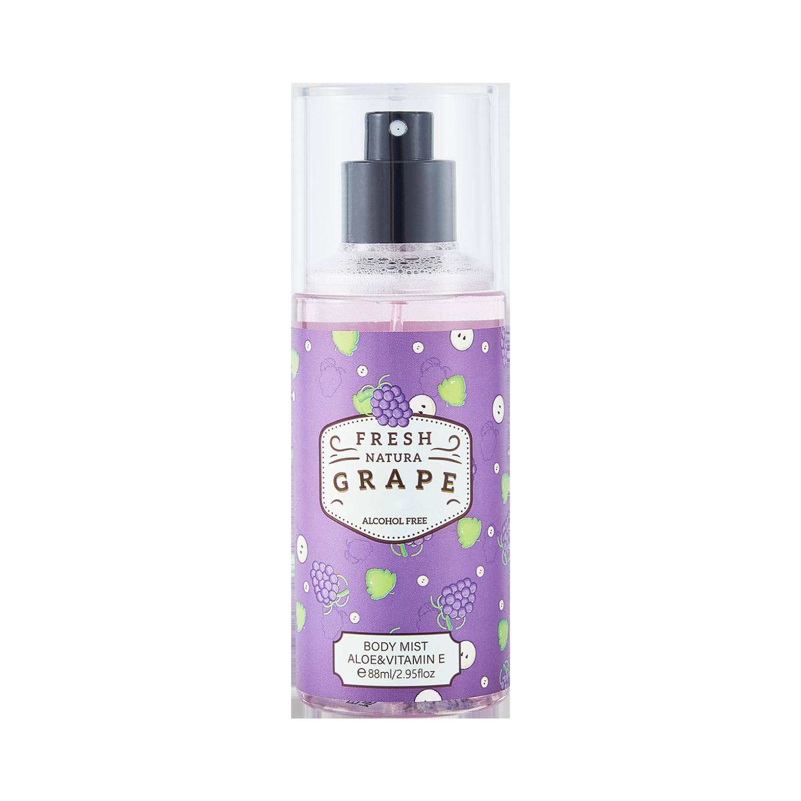 ACSUSS Grape Hami Melon Alcohol Free Perfume 88ml Body Mist Spray for Women Men Gentle Long Lasting Daily