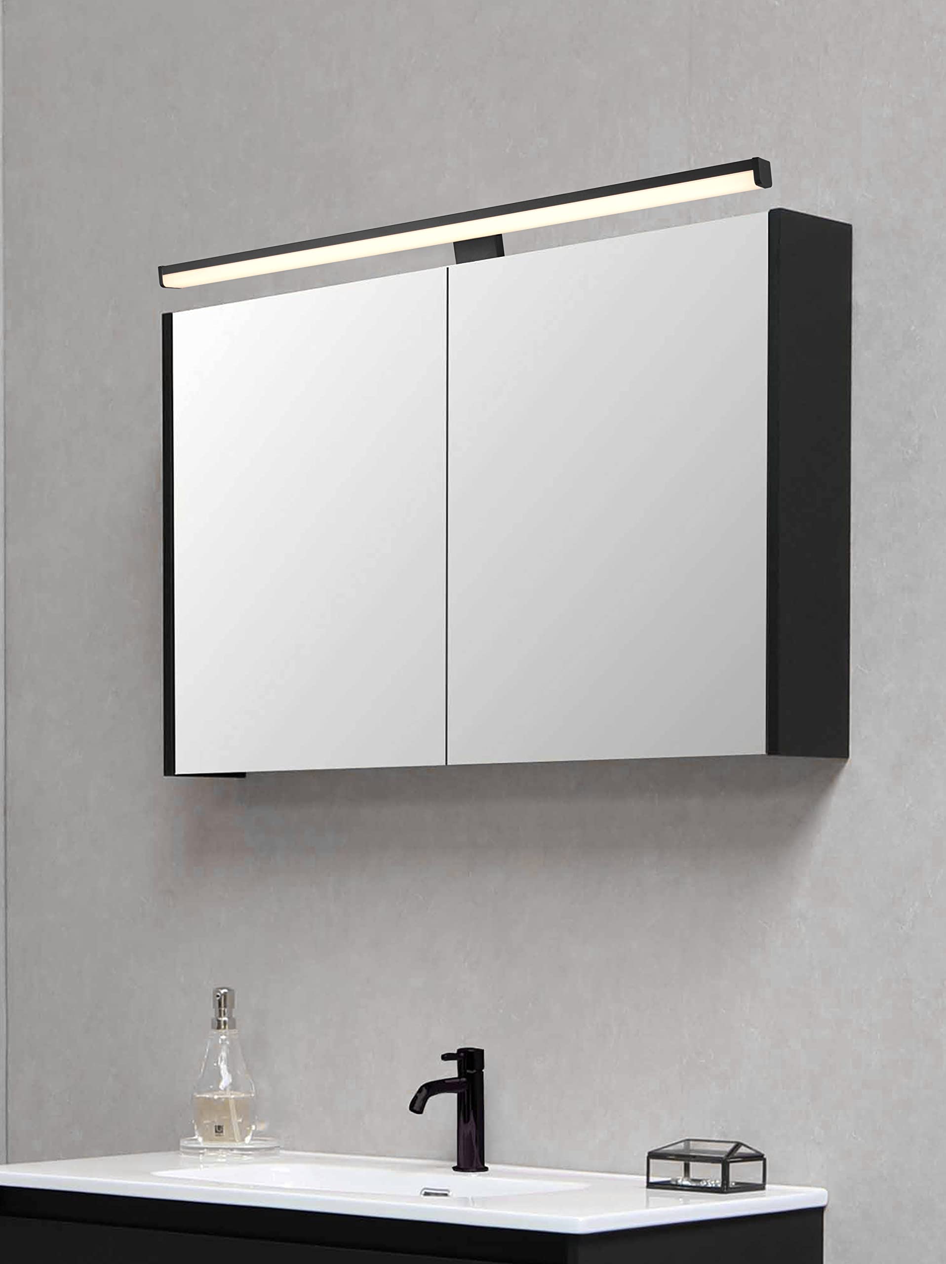 Trio Lighting Aplique Lino, Negro