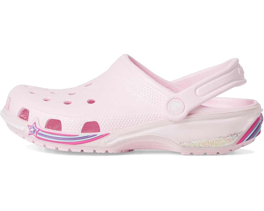 Crocs Kids Classic Graphic Clogs (Little Kid/Big Kid) - Left View