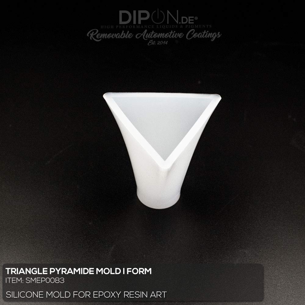 Silikonform Pyramide OHPHCALL Silikon Pyramidenform 7,6cm - Flexible Gießform Für Epoxidharz & DIY Projekte DIY Pyramidenform