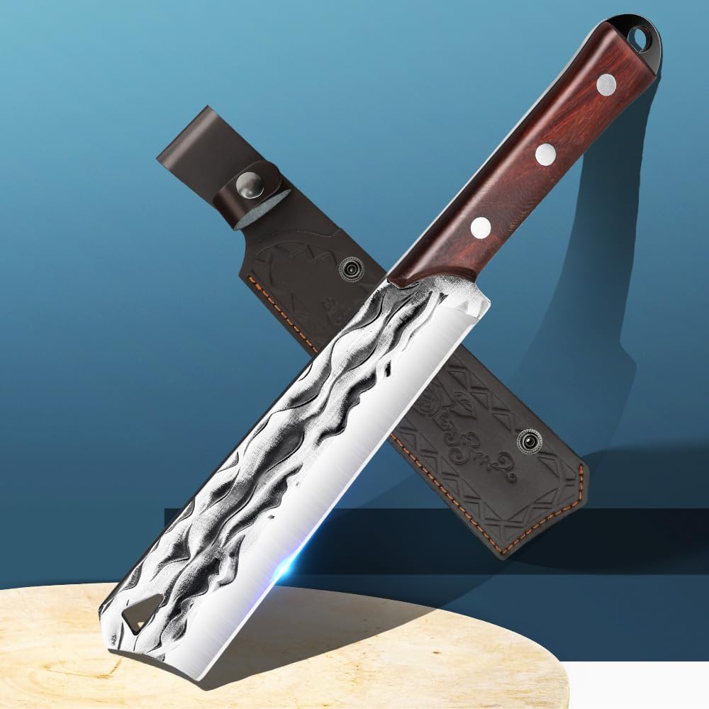 Survival Machete with Sheath for Cutting Trees, for Yard Work and for Bushcrafting Machetes Sickle Heavy Duty Machete for clearing Brush Garden Tools Construction Blade
