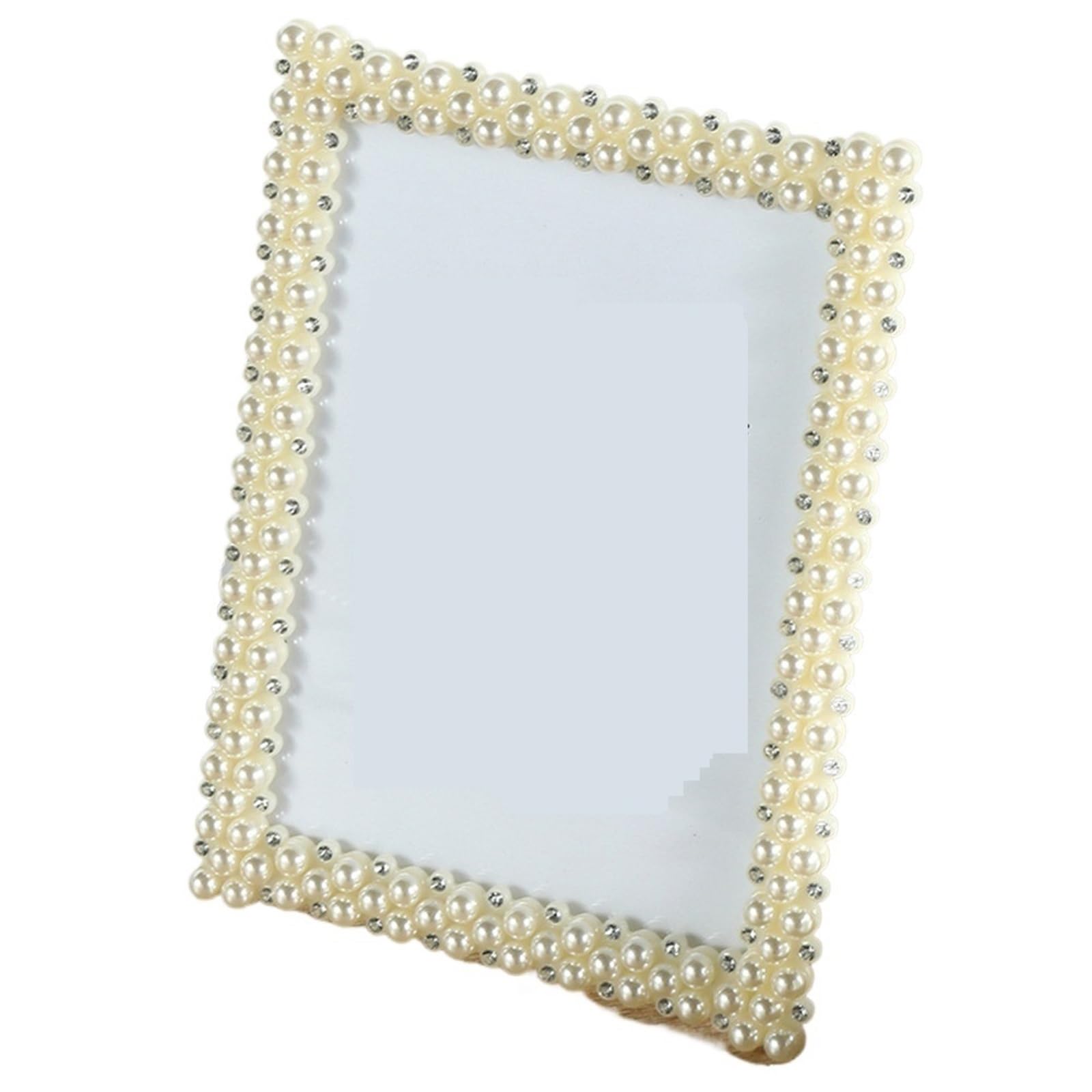 Cadre photo de bureau en perles 5x7inch chic pour decoration interieure