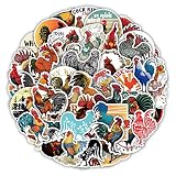 50pcs The Cock Stickers|Vinyl Waterproof Stickers for Laptop,Car Bumper,Luggage,Skateboard,Water Bottles,Computer,Phone, Kids Teens Adults for Stickers (The Cock)