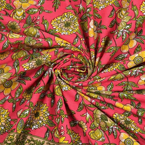 Image of Bedsheet for Double Bed King Size | Jaipuri Rajasthani Cotton Bed Sheet | 1 King Size bedsheet with Pillow Cover | 240 TC Jaipuri Prints Flat Double Bed Bedsheet Cotton King Size