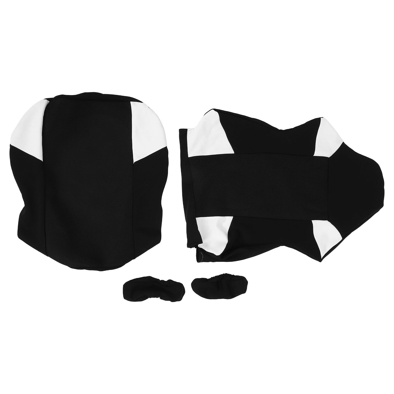 Gaming Stuhlbezug Satz Atmungsaktiver Elastischer Mesh Stoff mit Armlehnenbezug Kratzfester Sitzschutz für Computer und Gaming Stühle im Studentenwohnheim