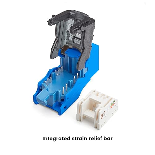 Miniatura 2 de trueCABLE - Conector Keystone sin herramientas Cat6, sin blindaje (UTP), PoE++ (4PPoE) 100 W, certificación UL, verificado ETL, certificado ANSITIA,