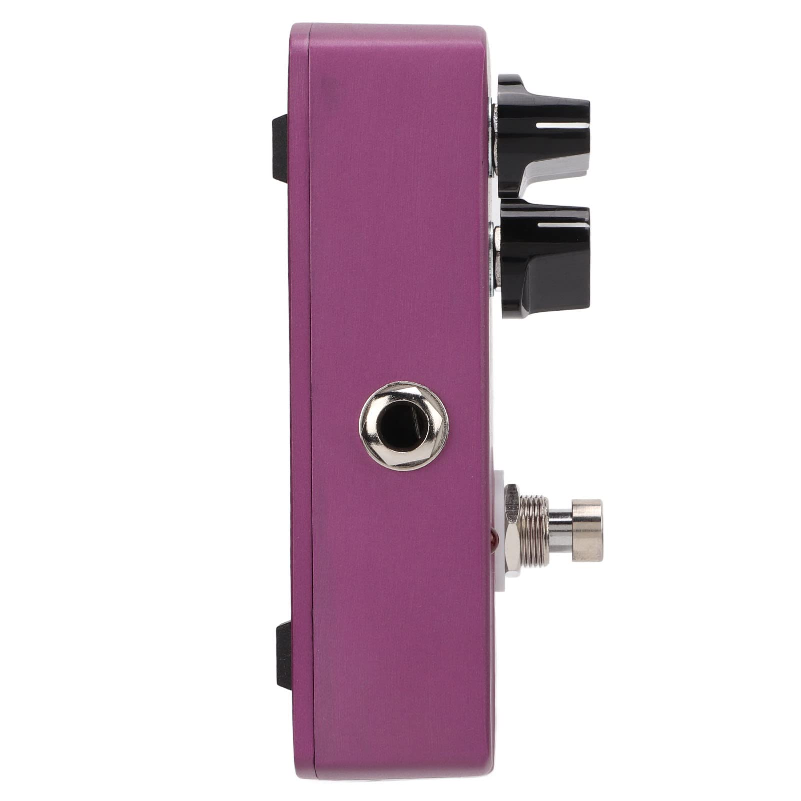 Drfeify Pedał Gitarowy Distortion, Metalowa Konstrukcja, Analogowy Efekt Distortion z True Bypass do Gitar Elektrycznych, Zasilacz Błyskowy LED dla Muzyków Rockowych
