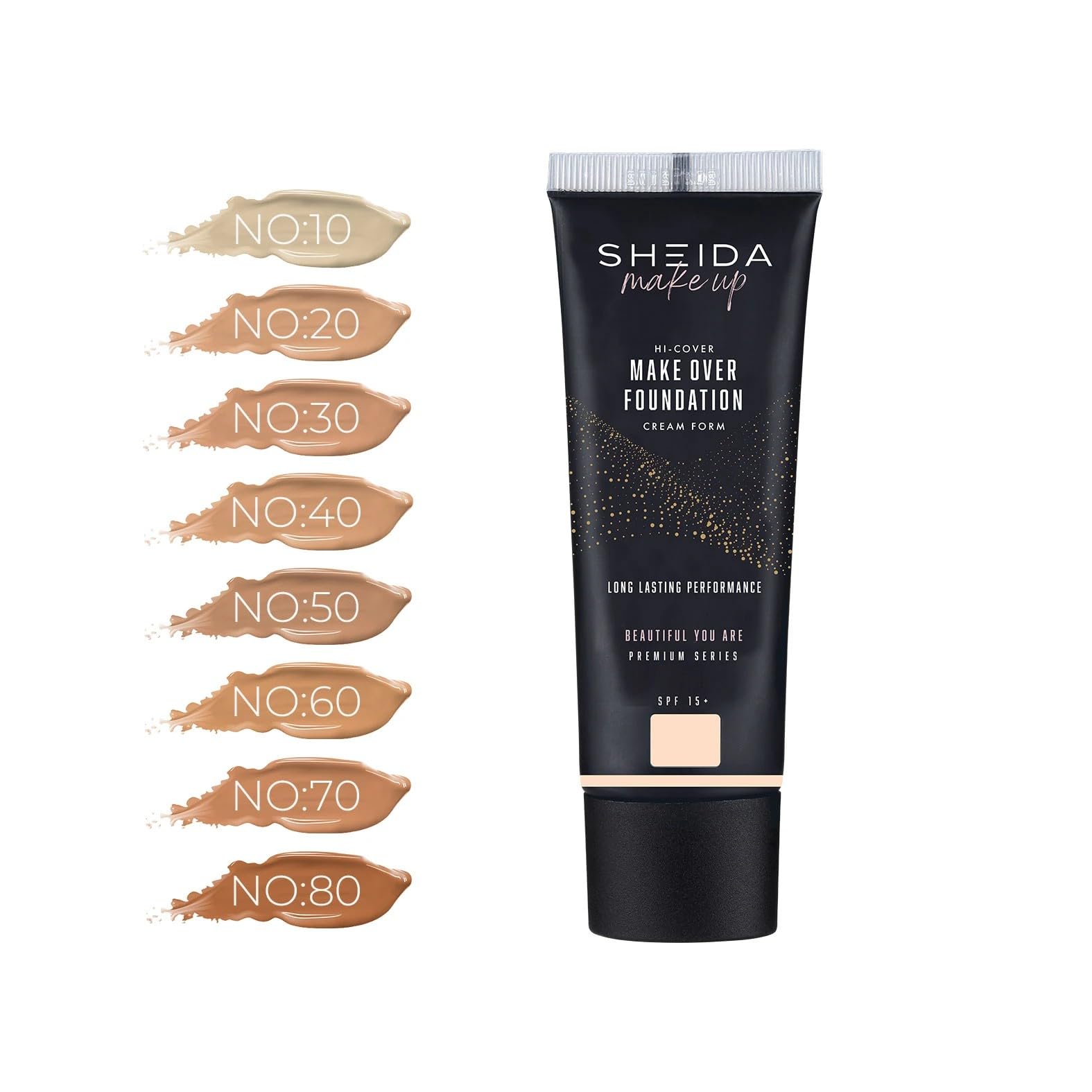 Sheida Krem Fondöten 50 ml No:80