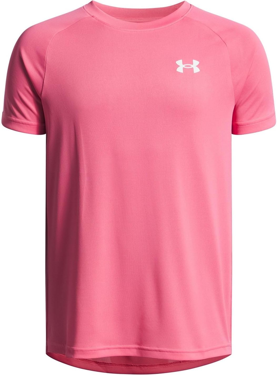 Under Armour Boys' Tech 2.0 Short-Sleeve T-Shirt, (672) Super Pink / / White, Small