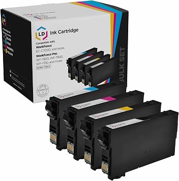 LD Products Remanufactured Replacement for Epson 812XL T812XL BCMY 4PK