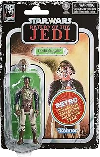 STAR WARS Retro Collection Lando Calrissian (Skiff Guard), Return of The Jedi 3.75-Inch Collectible Action Figures, Ages 4 and Up (F7277)