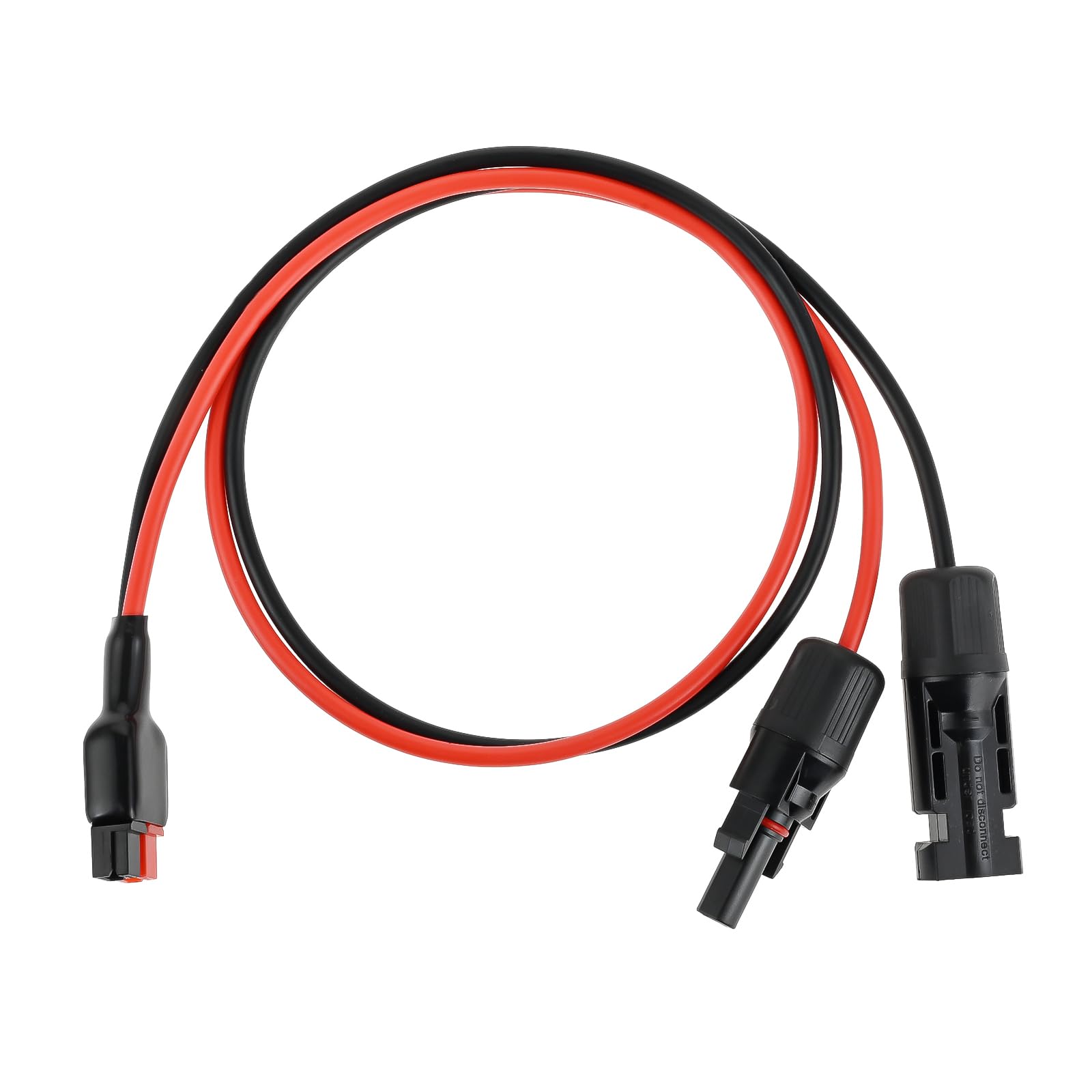 Aupoko10 AGW 2FT Solar Extension Cable Wire with Anderson Powerpole Connector Adapter Kit Replacement for Goal Zero Yeti Portable Solar Energy Generator,Battery Charger kit, RV(2FT/65CM)