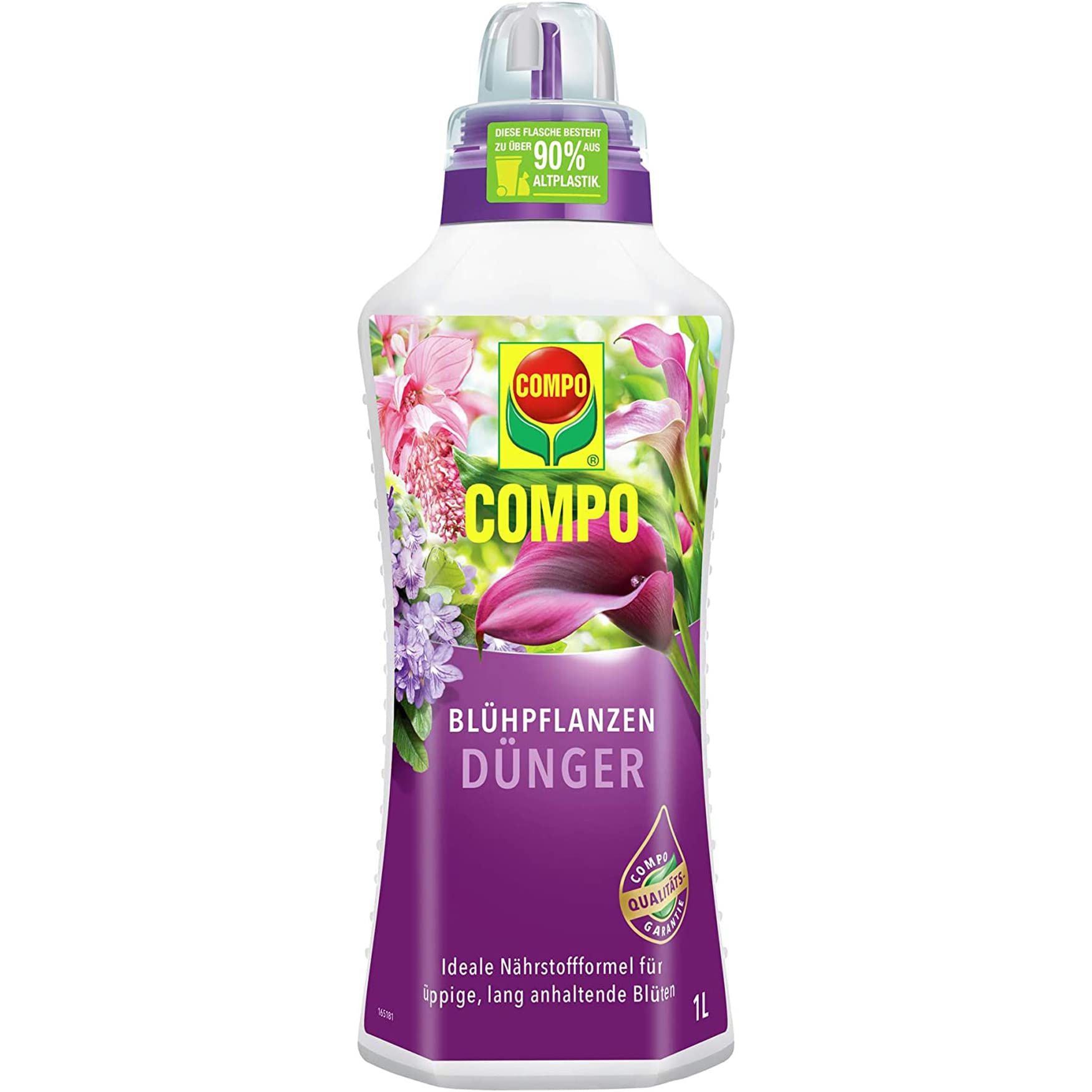 Compo 1 Litre Engrais Plante Fleurs Multicolore