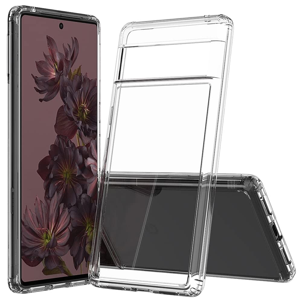Captese Space Case for Pixel 7, Hybrid (PC+TPU) with Hard and Clear Back | Raised Camera Bump | Wireless Charging Compatible (Transparent) (B0BNFWCDZP) Amazon Price History, Amazon Price Tracker