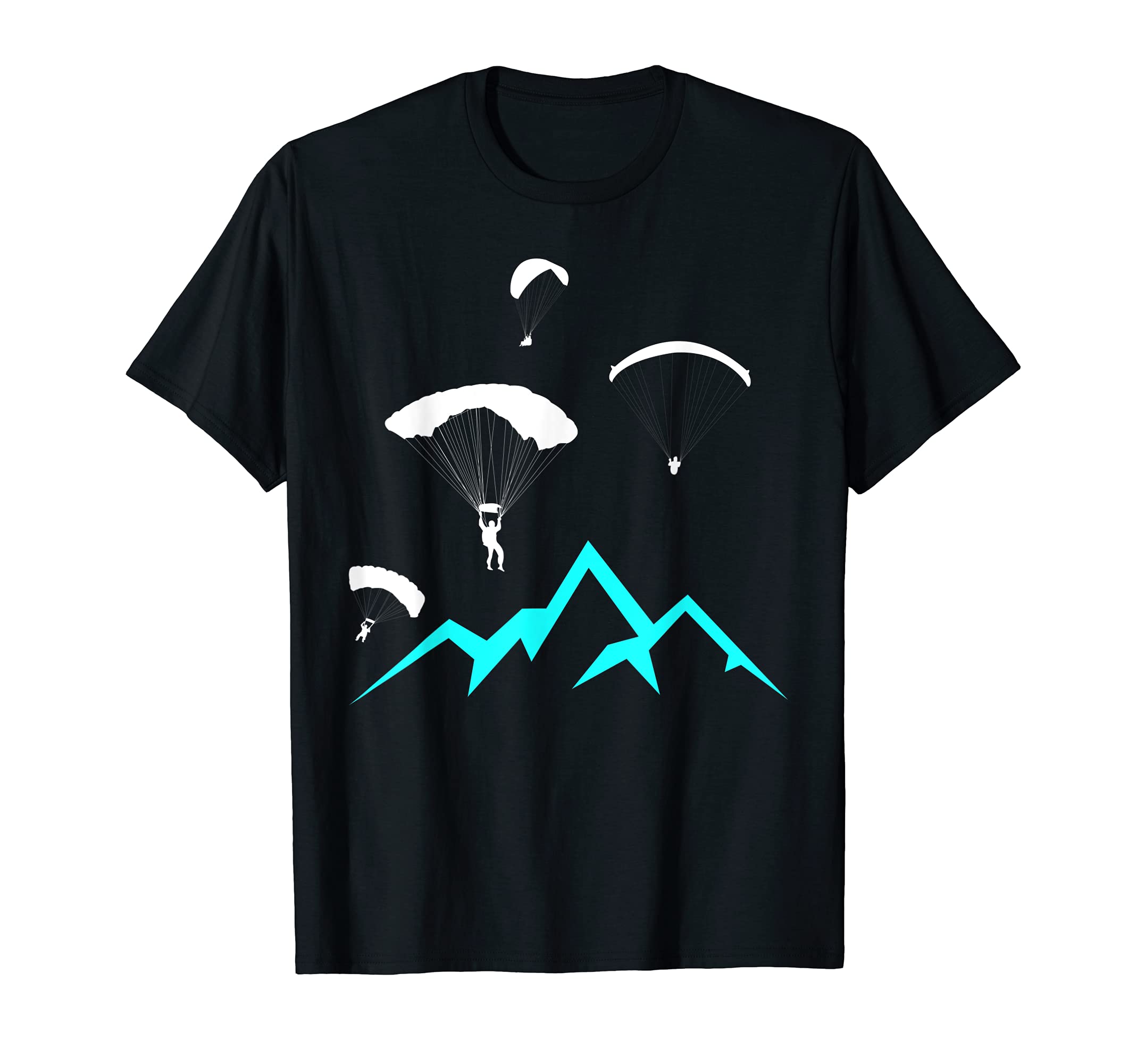 Funny Skydiver Paragliding Parachuting GiftsParagliding Cool Paraglider in the Mountains Paraglide T-Shirt