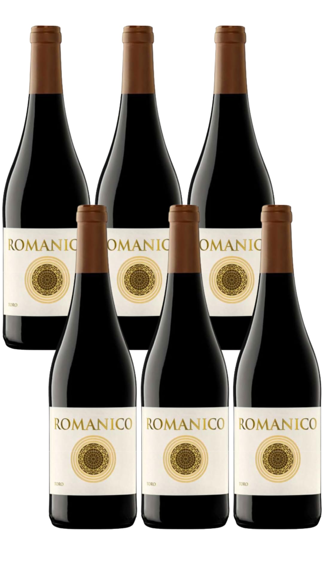 Teso la Monja Románico – Vino Tinto D.O. Toro | Pack de 6 Botellas (75 cl) | Tinta de Toro por Marcos Eguren – Elegancia y Carácter