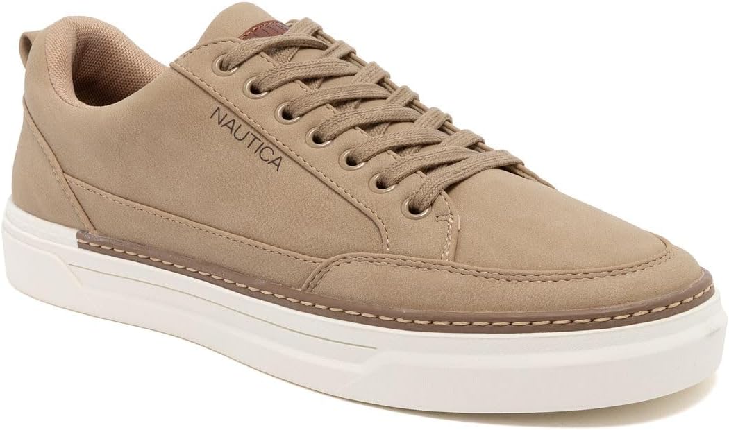 Nautica Men's Classic Lace-Up Low Top Fashion Sneaker Loafer - Stylish and Comfortable Casual Shoe