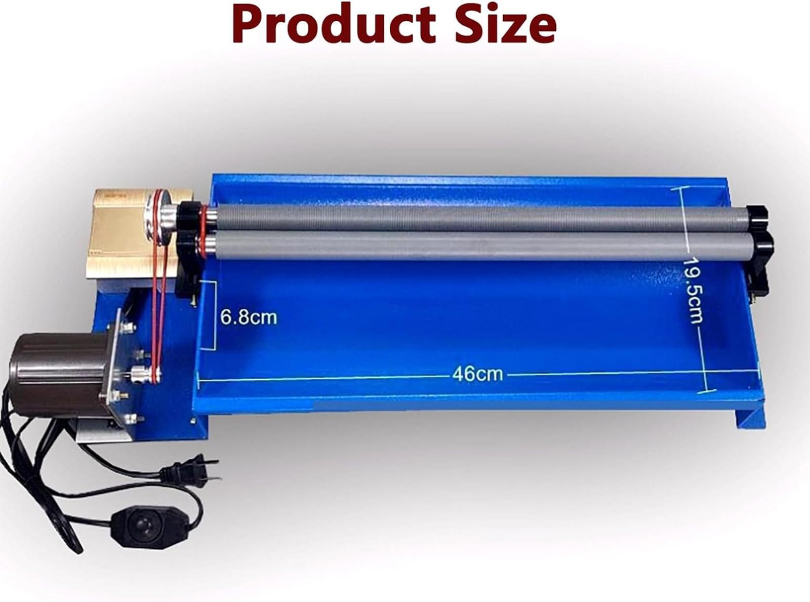 Máquina de abalorios, herramienta semiautomática para enhebrar cuentas, ancho y velocidad de rueda ajustables, 1450 rpm/min, ideal para hacer collares y pulseras