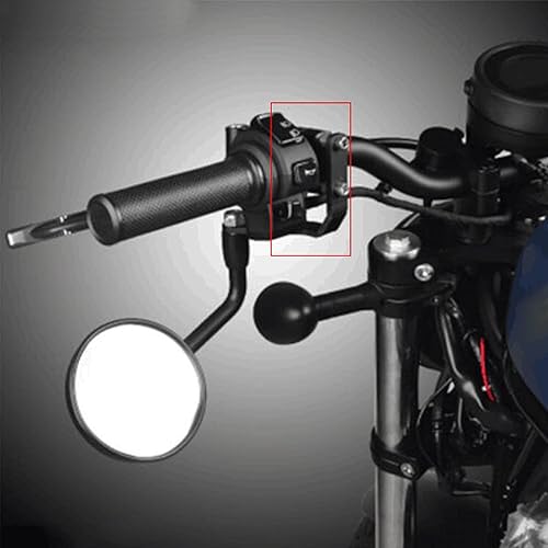 Miniatura 4 de CMX500 2025 - Soporte para espejo retrovisor de motocicleta para manillar retrovisor lateral compatible con Rebel CMX500 CMX300 CMX250