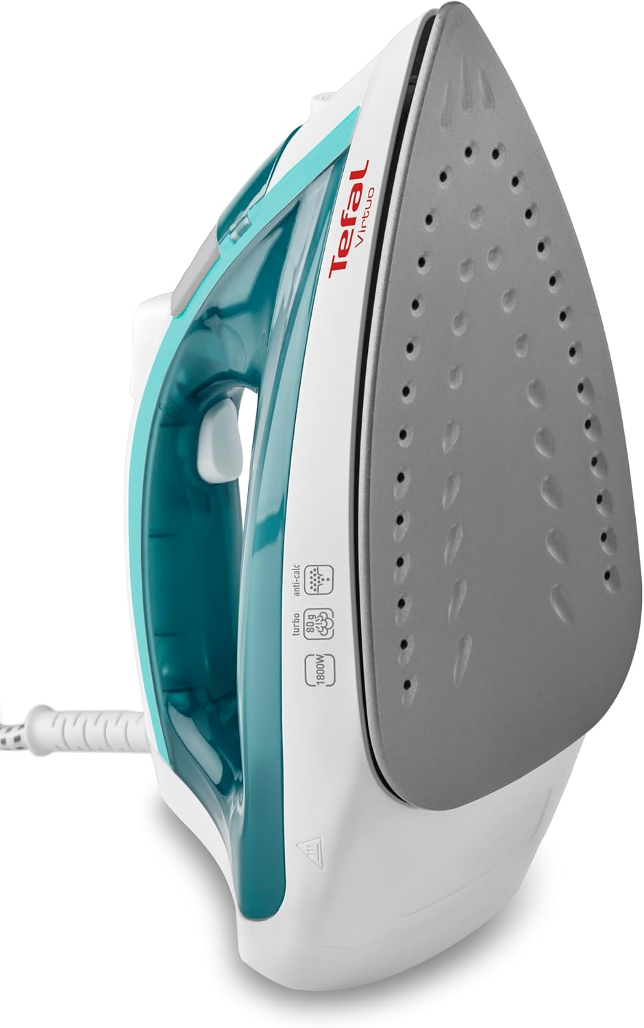 Close-up of Tefal Virtuo FV1710 Steam Iron soleplate