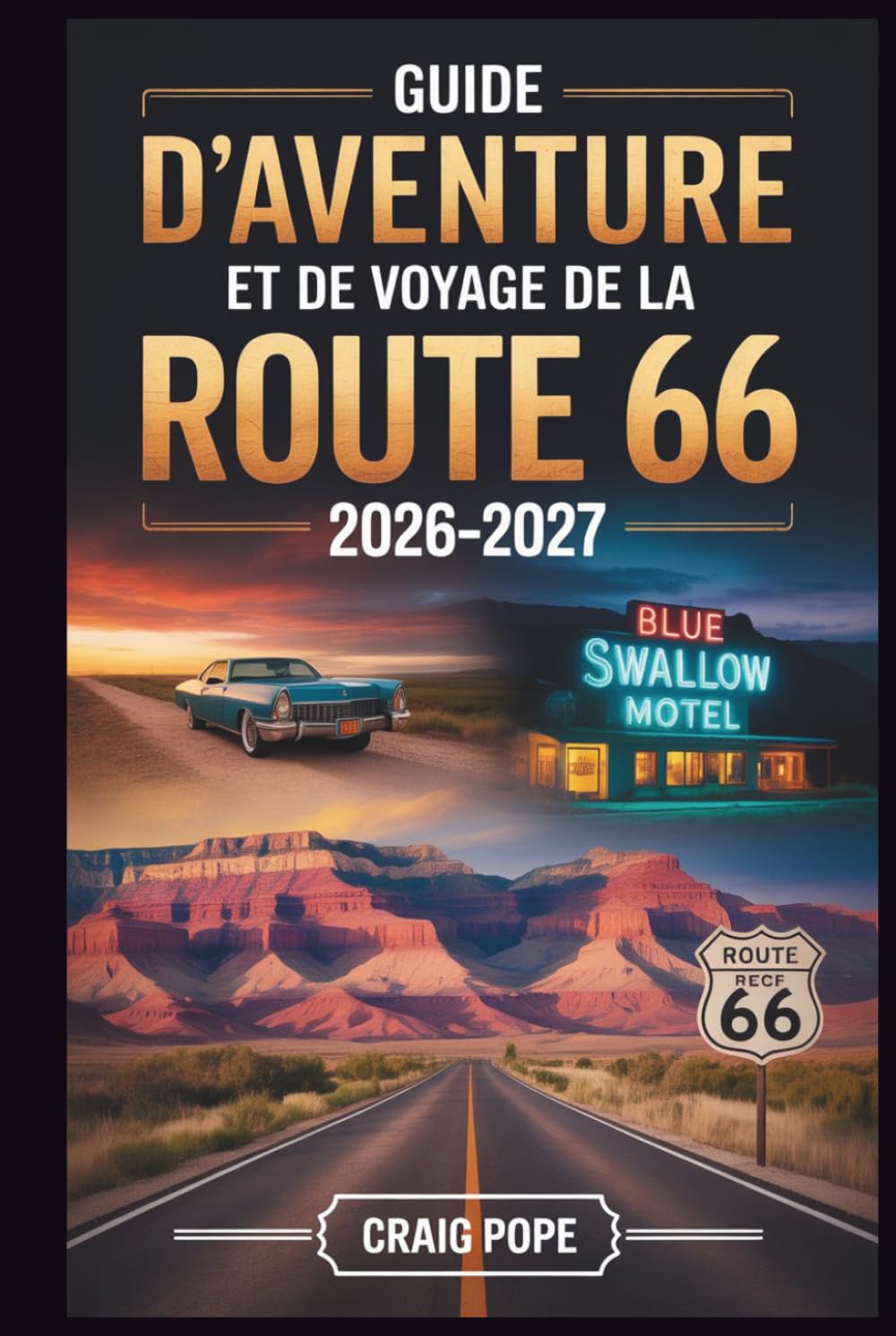 Guide d'aventure et de Voyage de la Route 66 2026–2027: Un road trip kilomètre par kilomètre à travers la Mother Road d'Amérique, avec des arrêts ... et des itinéraires faciles de Chicago...