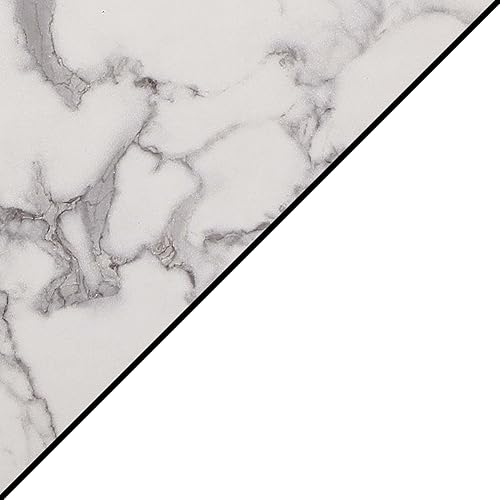 Miniatura 29 de Convenience Concepts - Mesa auxiliar con 1 cajón, color gris, colección Oxford Gris,Barnwood/Negro,Negro -,Mármol sintético